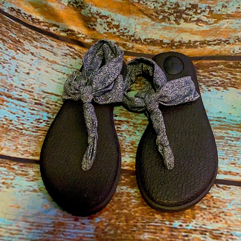 Yoga sandals • Sanuk Yoga Sling Ella (Heather Black Iris) Women's Sandals